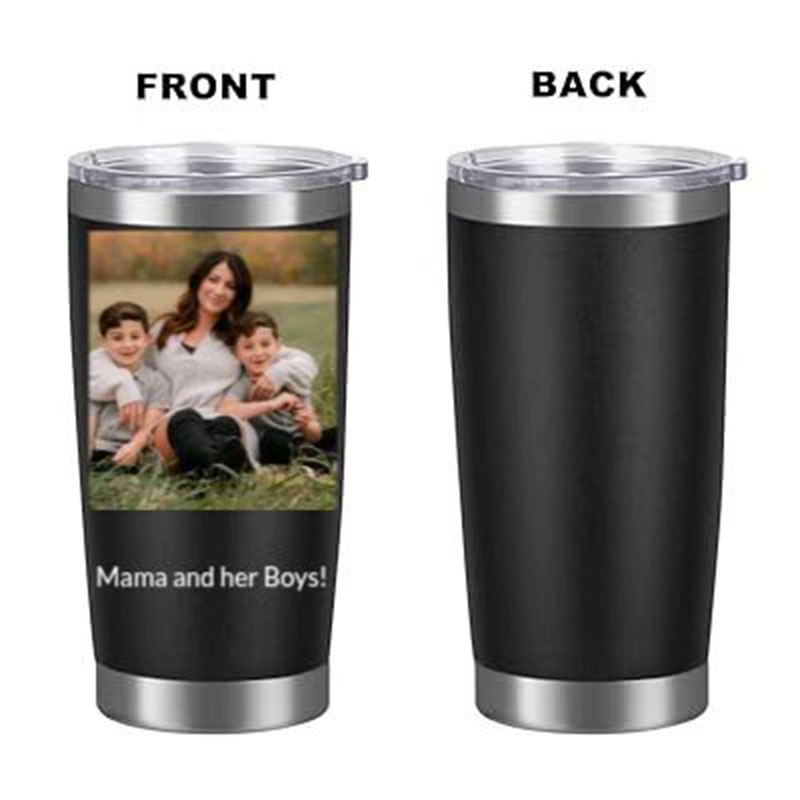 Coffee Equipment Logo - แก้วน้ำเก็บความร้อนแบบมีโลโก้สั่งทำพิเศษ เคลือบสีฝุ่น ผนังสองชั้น ขนาด 20 ออนซ์