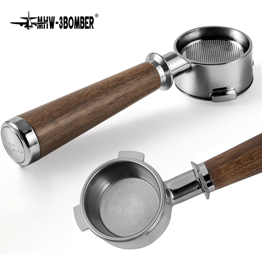 Coffee Equipment Accessories - MHW-3BOMBER Coffee Bottomless Portafilterสําหรับ 51/54/58Mm Espressoเครื่องเปลี่ยนตะกร้ากรองHome