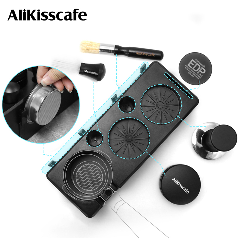 Coffee Equipment Accessories - AliKisscafe กาแฟ Tamping Station Portafilter ผู้ถือ