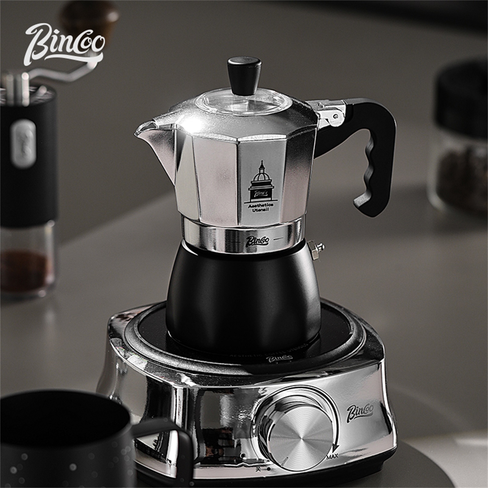 BINCOO วาล์วคู่ Moka Pot,Espre - Coffee Equipment Accessories บทวิจารณ์และราคา