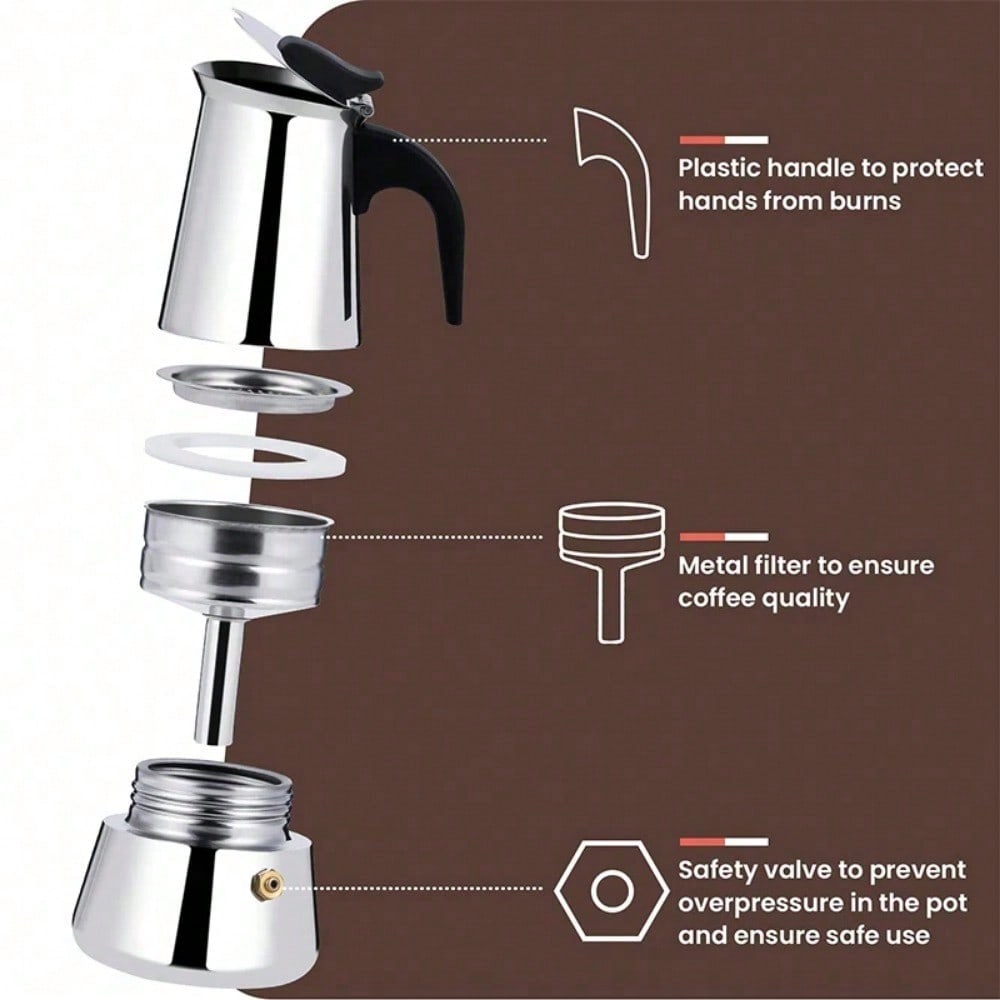 12Cupเครื่องชงกาแฟสแตนเลสEspre - Coffee Equipment Accessories บทวิจารณ์และราคา