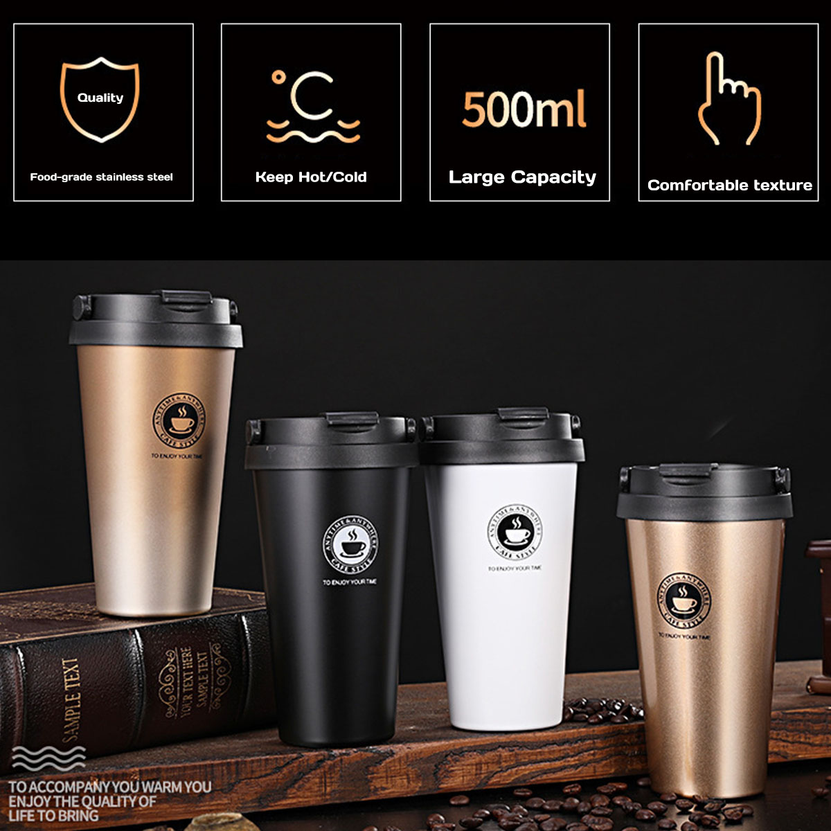 แก้วกาแฟเก็บความร้อนแบบพกพา 16 - Coffee Equipment Usa บทวิจารณ์และราคา