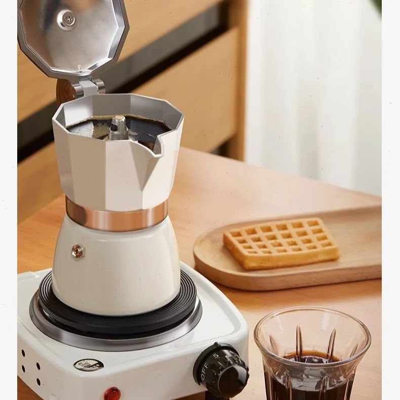 หม้อโมก้าพ็อตแบบก้นกลม วาล์วเด - Coffee Equipment Accessories บทวิจารณ์และราคา
